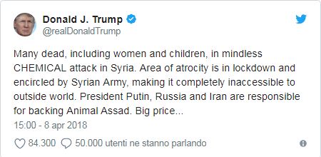 trump animale assad