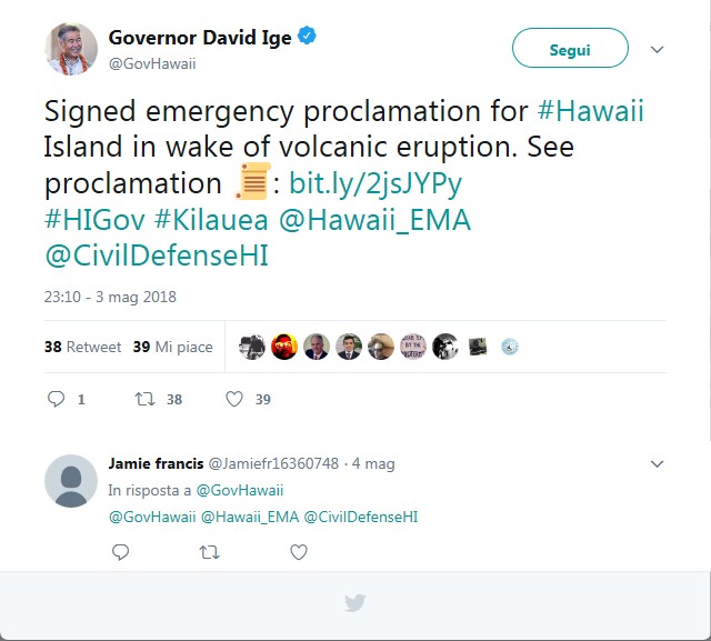 Governatore Hawaii