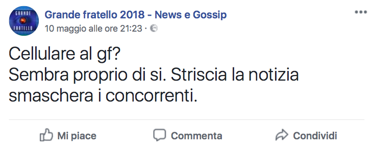 Fan indignati per il cellulare al Gf