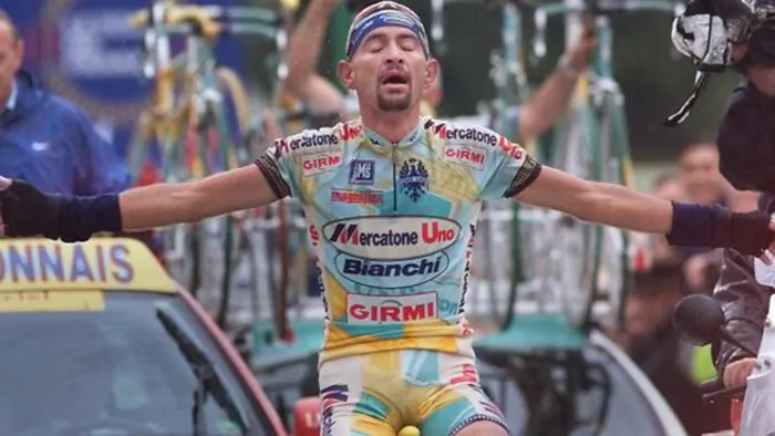Marco Pantani al Giro d'Italia