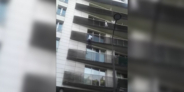Parigi, incredibile salvataggio di un bambino