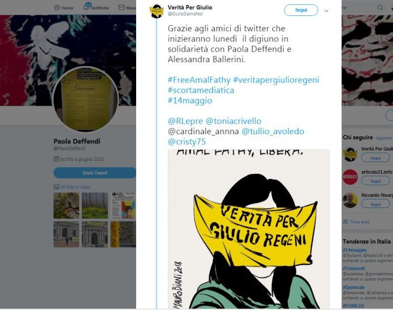 sciopero della fame