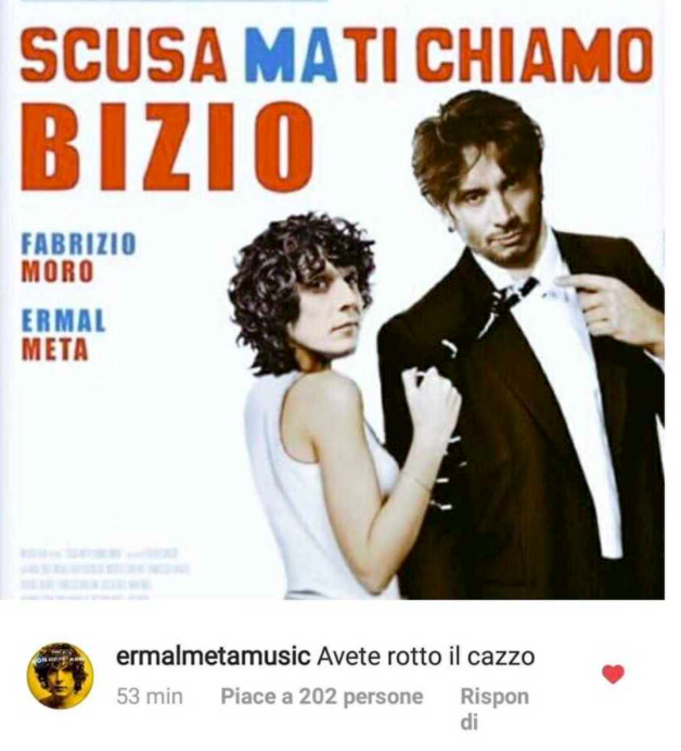 Ermal Meta fotomontaggio