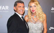 Valeria Marini con l'ex marito Giovanni Cottone