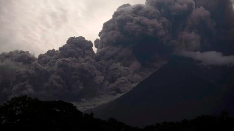 eruzione Guatemala