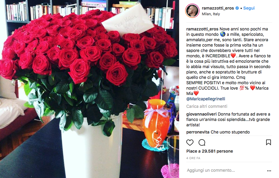 dedica Ramazzotti