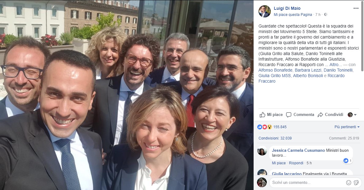 Il post di Di Maio