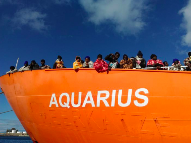 Aquarius verso Valencia