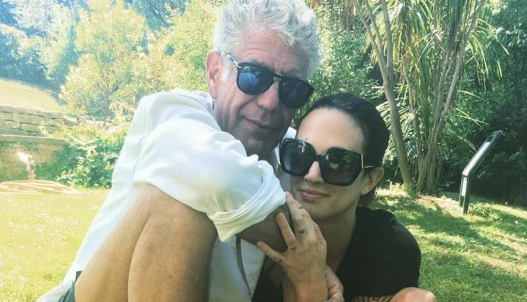 foto Asia Argento e Bourdain