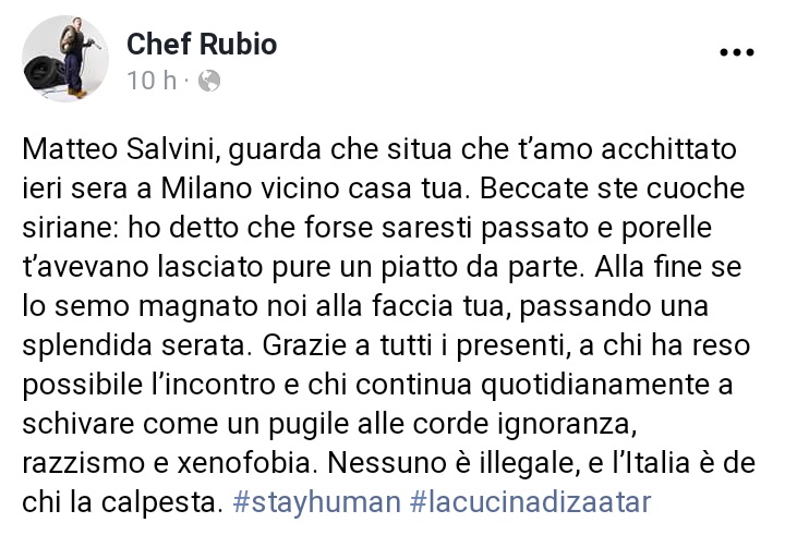 post chef rubio