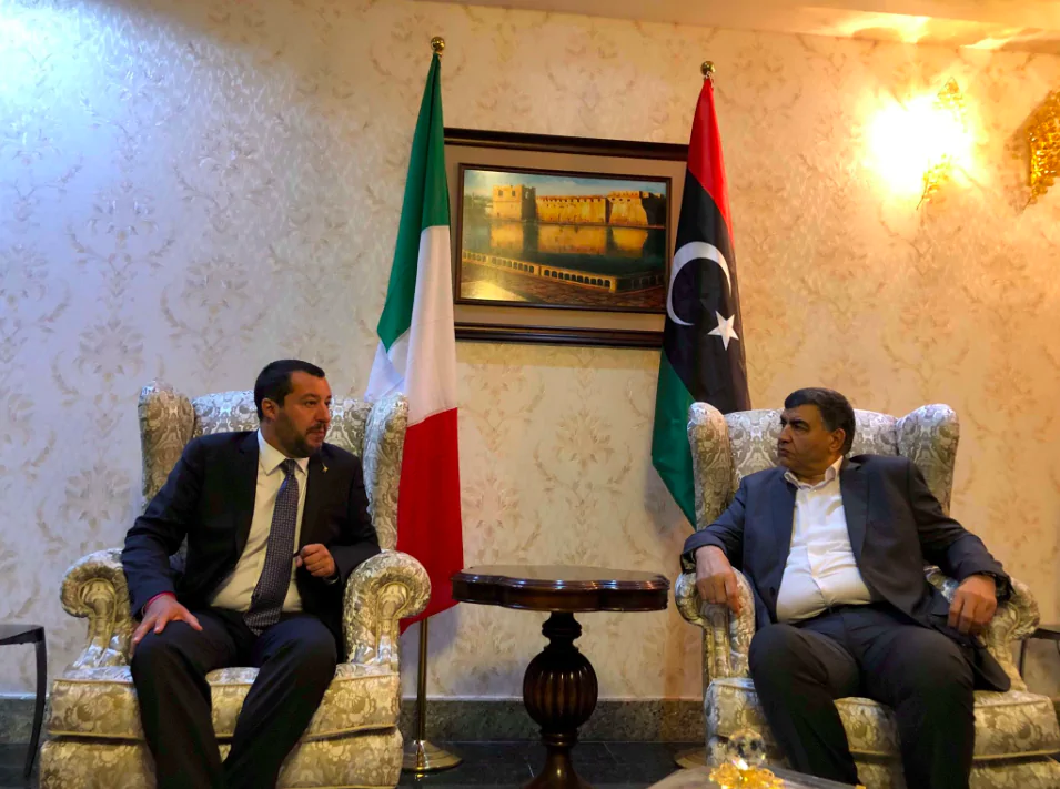 Matteo Salvini in Libia