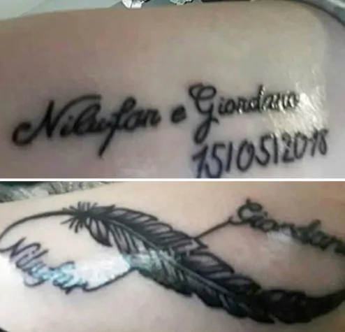 tatuaggio Nilufur Giordano