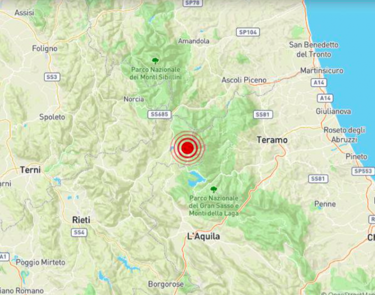 Terremoto di magnitudo 2.8 ad Amatrice