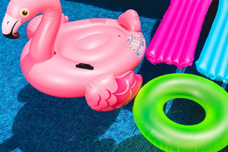 Piscina gonfiabile.