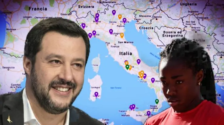 Aggressioni di stampo razzista in Italia