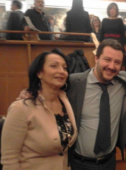 Anna Cisint e Matteo Salvini