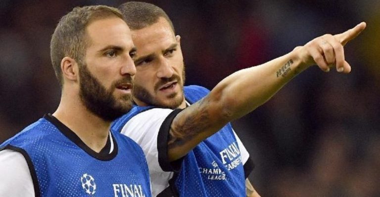 Milan Juventus possibilità scambio Bonucci Higuain