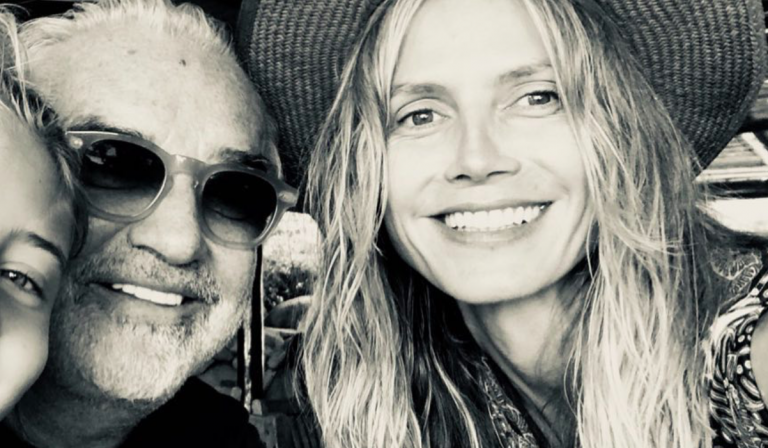 Heidi Klum in Sardegna con Briatore e Leni