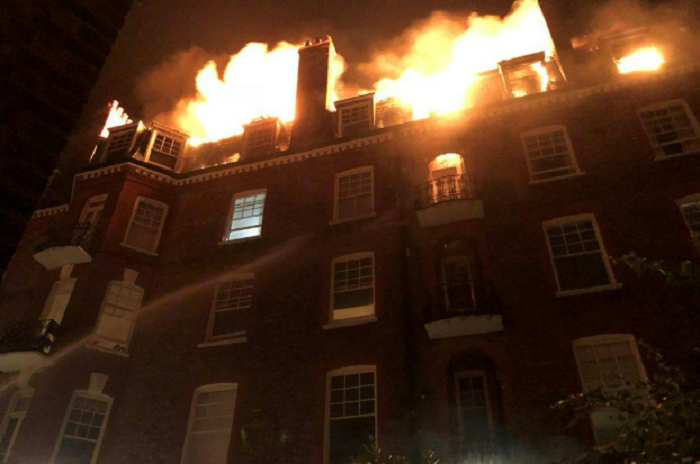 Incendio a Londra