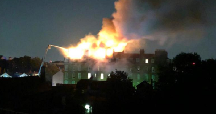 Incendio a Londra