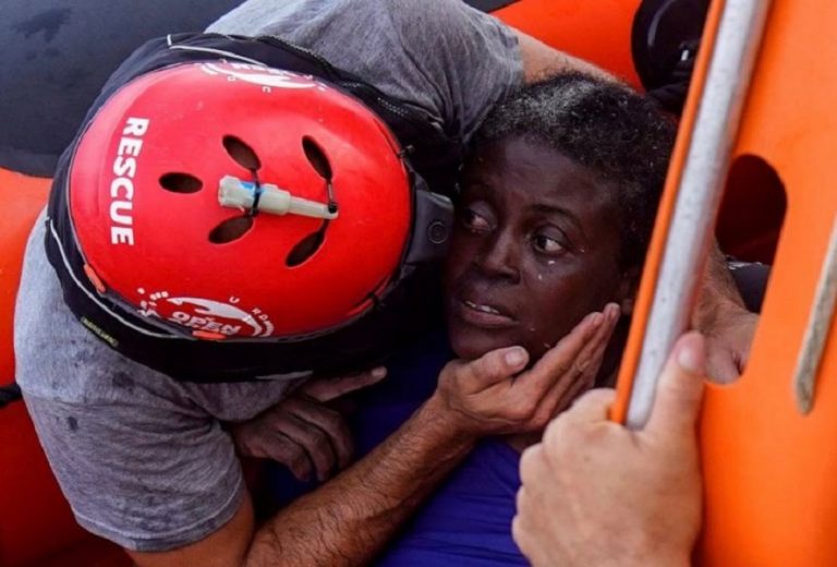 Josefa, la donna salvata dalle acque del Mediterraneo