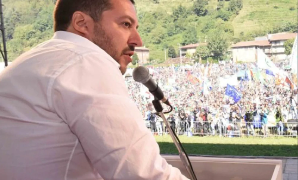 Salvini a Pontida