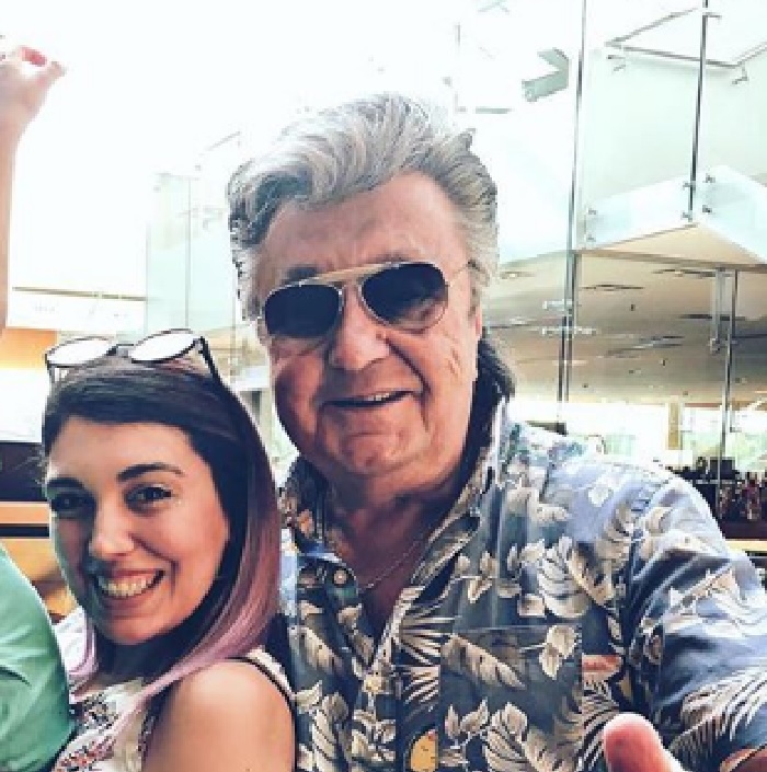 Veronica Satti insieme al padre Bobby Solo: Veronica Satti insieme al padre Bobby Solo: