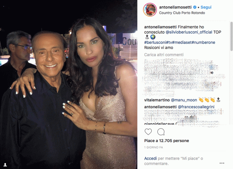 Berlusconi con Mosetti