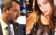 Cecilia Capriotti e Matteo Salvini
