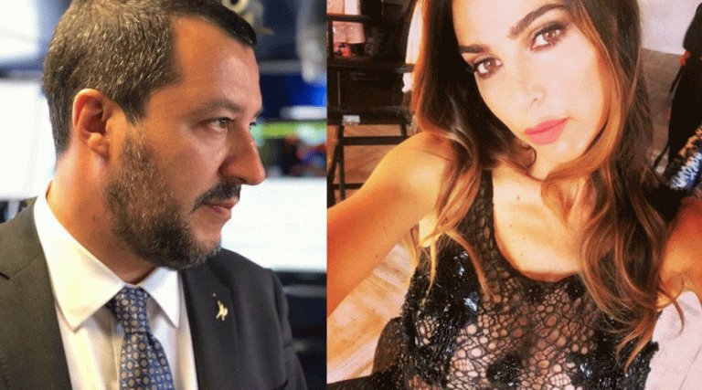Cecilia Capriotti e Matteo Salvini