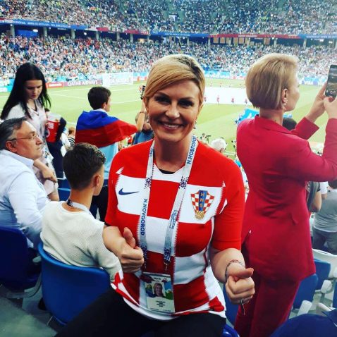 Kolinda Grabar-Kitarović maglia croazia