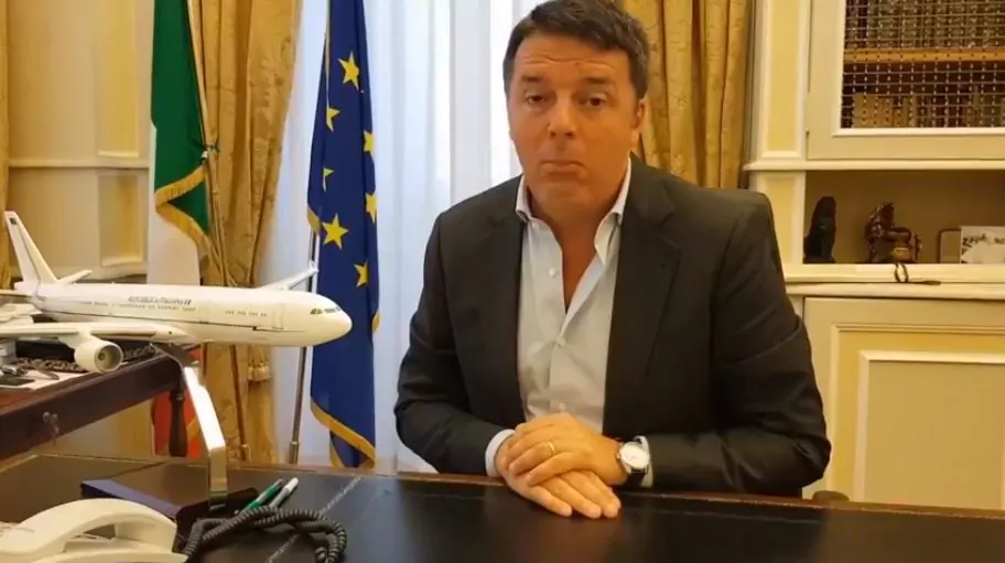 Matteo Renzi in diretta Air Force Renzi è una bufala