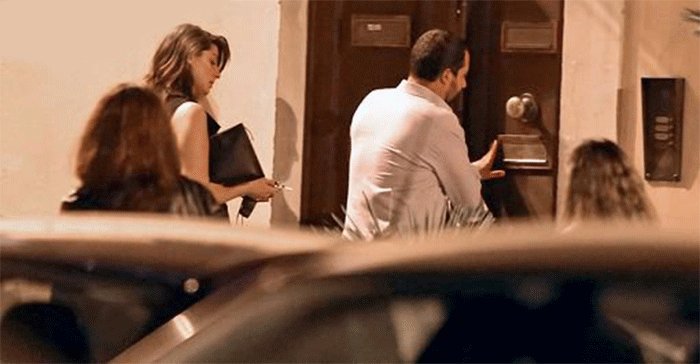 matteo salvini con elisa isoardimatteo salvini con elisa isoardi