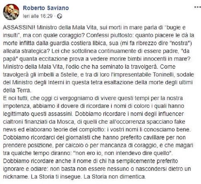 saviano post
