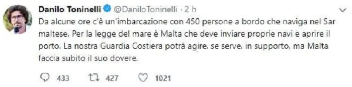 toninelli twitter