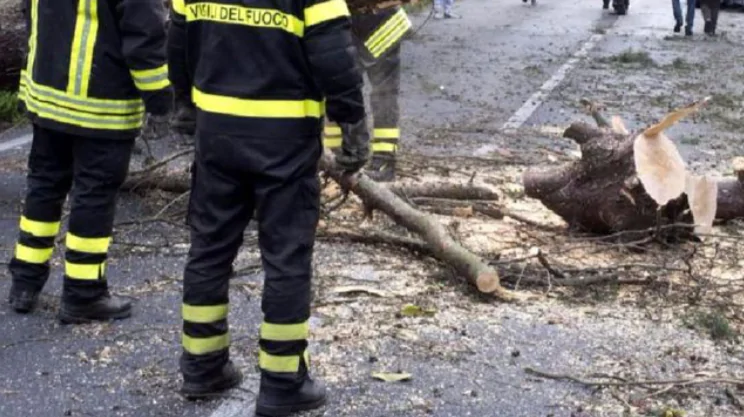 tromba d'aria nel Milanese