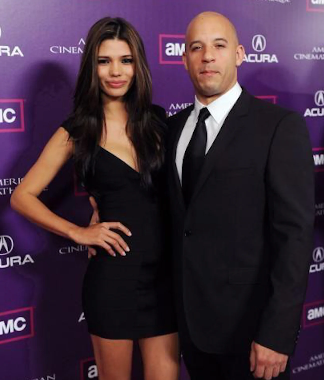 La modella Paloma Jimenez con il marito Vin Diesel