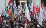 Piazza San Babila protesta contro il summit Salvini Orban