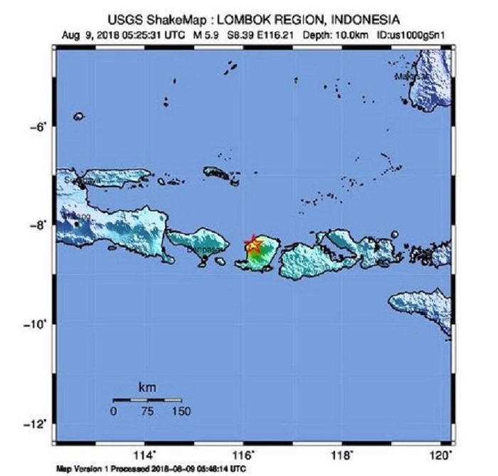 Terremoto in Indonesia