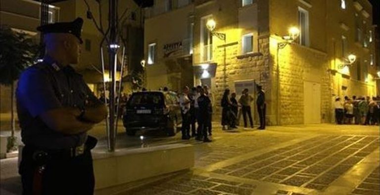 corato sparatoria in centro
