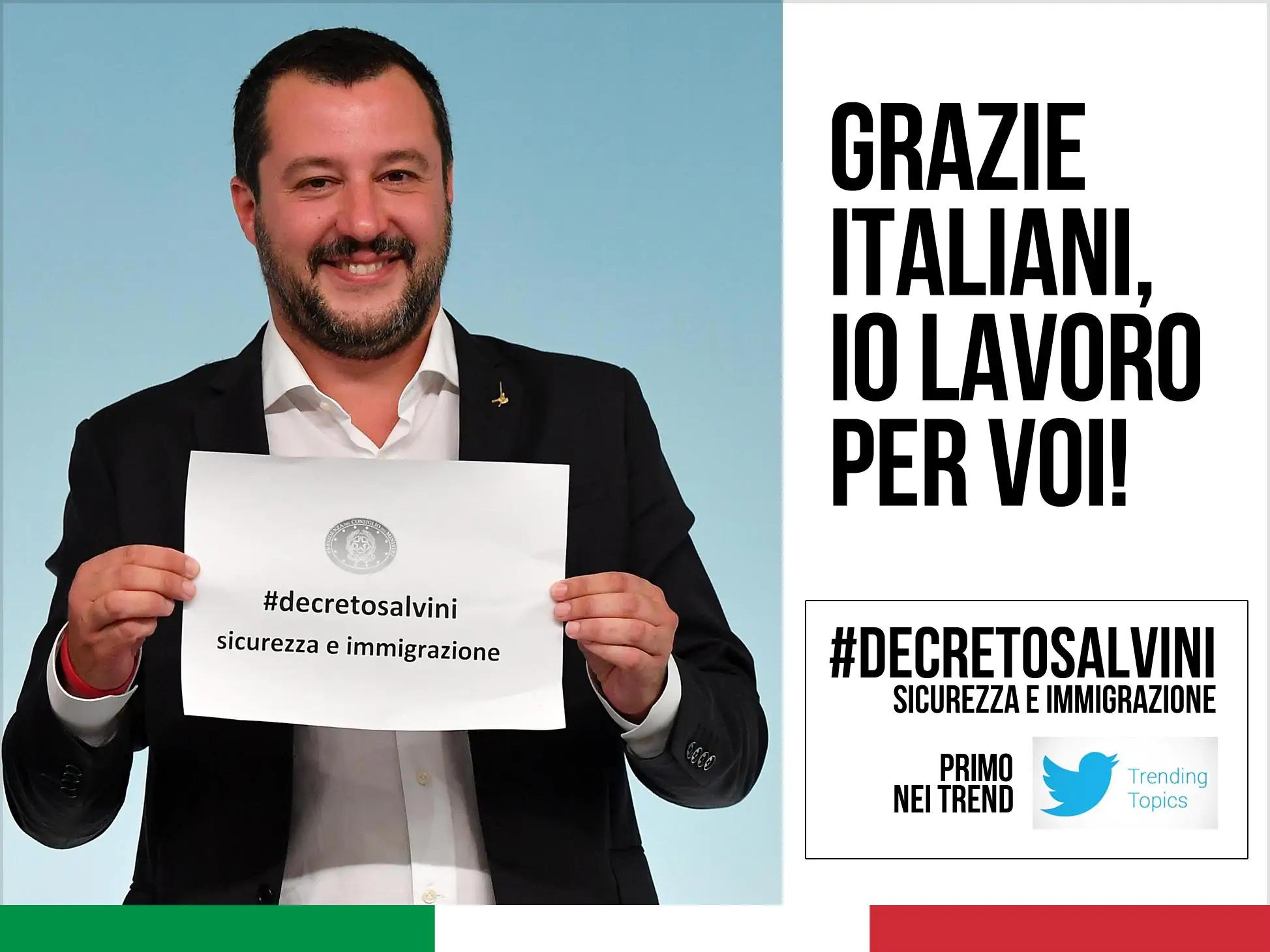 Approvato decreto Salvini