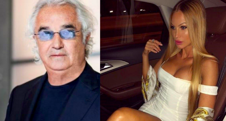 Flavio Briatore e Taylor Mega