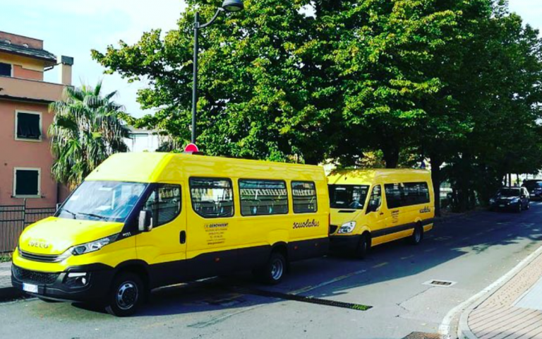 Bambino investito da scuolabus