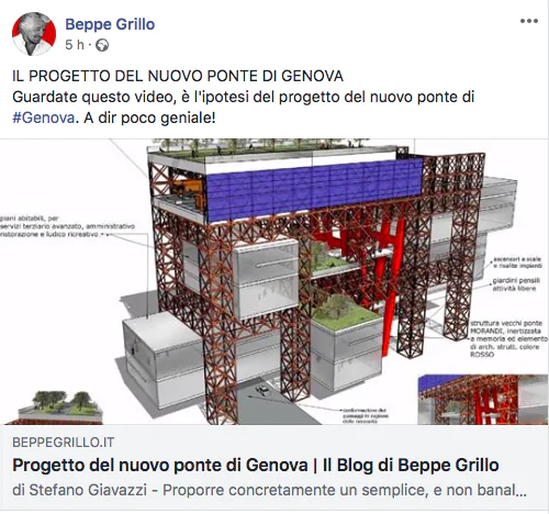 Il post di Beppe Grillo