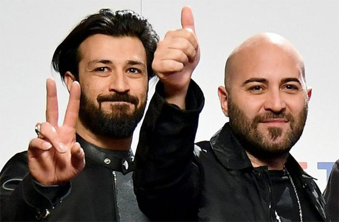 Lele Spedicato e Giuliano Sangiorgi dei Negramaro