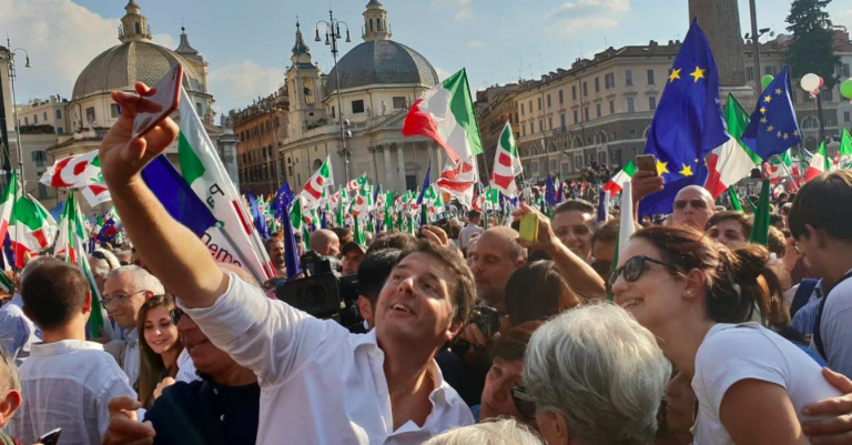 Pd in piazza a Roma