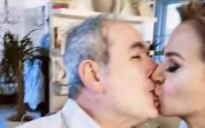 Bacio tra Lamberto Sposini e Barbara D'Urso su Instagram