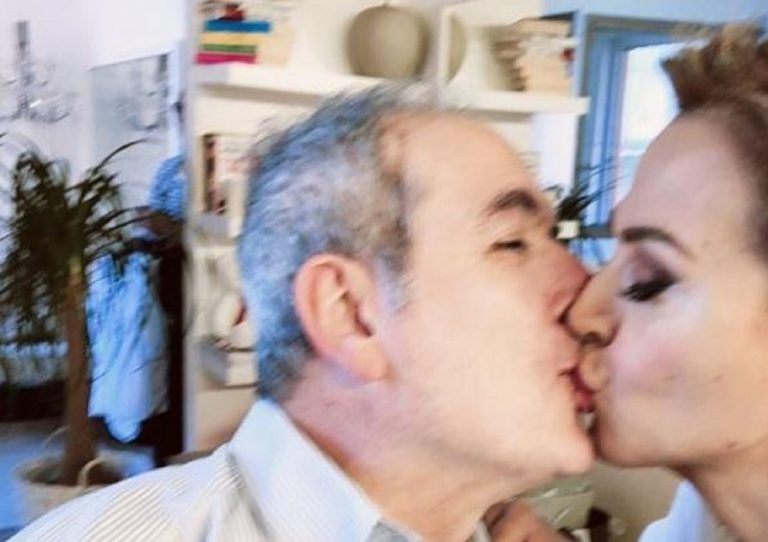 Bacio tra Lamberto Sposini e Barbara D'Urso su Instagram
