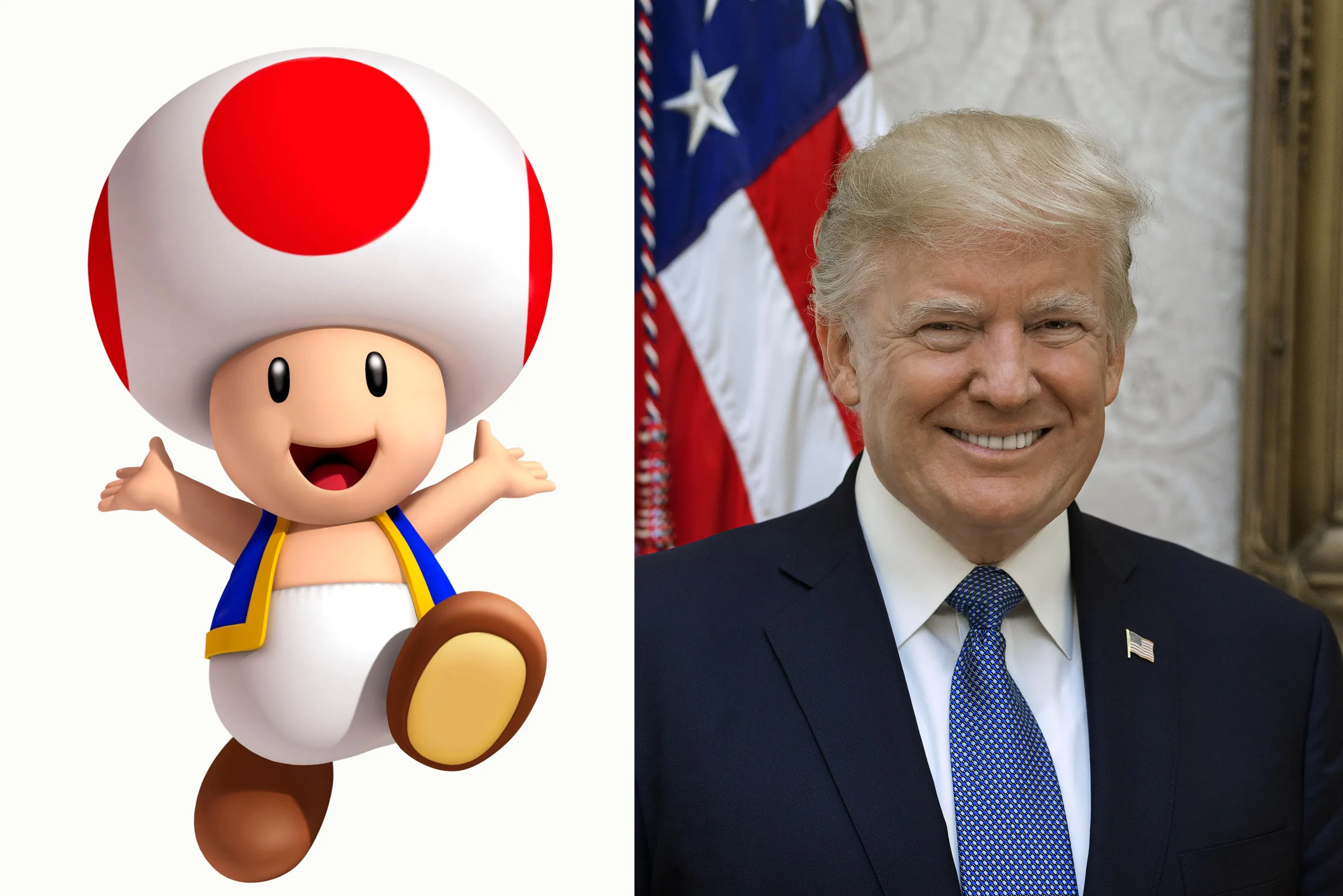 Toad pene Trump