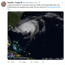 Uragano-Florence-Trump